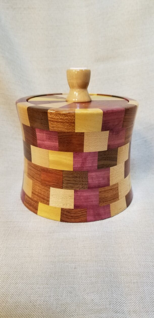 Kathy Allen Segmented Beads of Courage Container