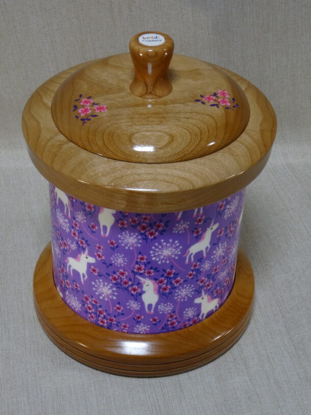 Kathy Allen Unicorns_Tolly Beads of Courage Container