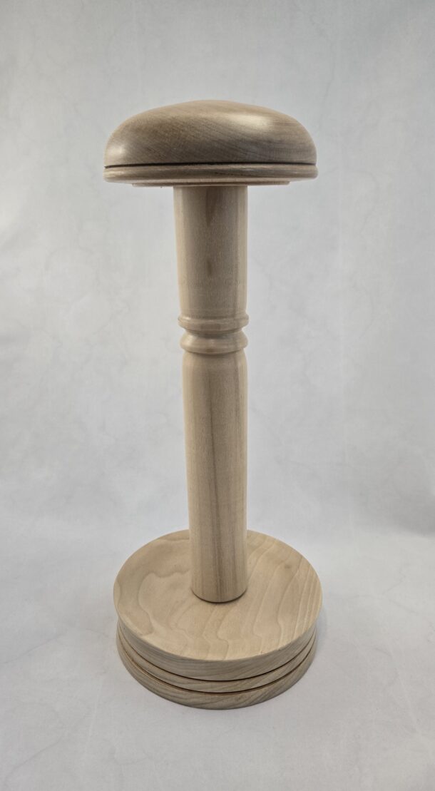 Sally wig stand - poplar wood